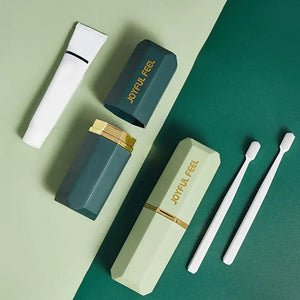Joyful Toothbrush Holder, Outdoor Travel Camping Toothbrush Case, Durable Toothbrush Toothpaste Storage Holder, Detachable Toothbrush Mug, Bathroom Accessories Toothpaste Box