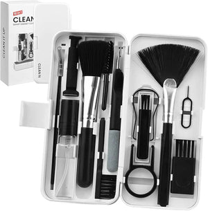 Computer Keyboard Cleaner Kit, Multiple Types Cleaning Tool Set, Cleaning Brush Keycap Puller Phone Holder