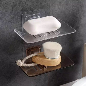 Self Draining Soap Holder, Wall Mounted Soap Dish, Creative Soap Dish Holder, Soap Draining Tray For Bathroom