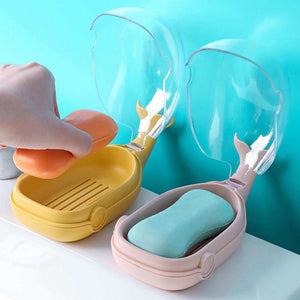 Whale Drain Soap Holder, Bathroom Soap Container Case