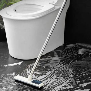Comb Cleaning Wiper, Adjustable Floor Cleaning Brush, Bathroom Wiper Kitchen Tile Cleaning Tools, 2 in 1 Floor Scrubber Cleaning Grout Brush With Comb, Grout Scrubbing Brush Long Handle Tile Cleaning Brush, Bathroom Kitchen Tile Crack Cleaning Brush