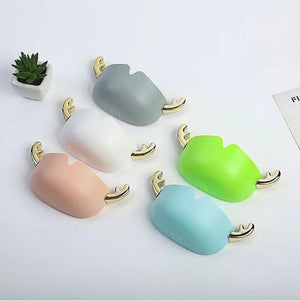 Antlers Shaped Soap Holder, Wall Mounted ABS Non-sticky Soap Holder, Simple Drain Soap Free Punch Storage Rack