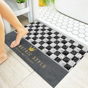 Nordic Floor Mat, Printed Floor Mats, Home Entrance Rugs Doormats, Household Anti-slip Floor Mat, Toilet And Bath Kitchen Floor Mats, Quick Drying Foot Mat, Washable Boho Floor Mats