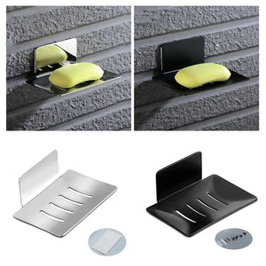 Metal Soap Dish, Self Draining Soap Holder, Soap Draining Tray For Bathroom Creative Soap Dish Holder