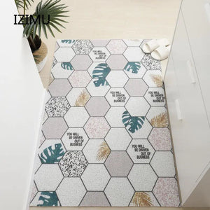 Nordic Floor Mat, Printed Floor Mats, Home Entrance Rugs Doormats, Household Anti-slip Floor Mat, Toilet And Bath Kitchen Floor Mats, Quick Drying Foot Mat, Washable Boho Floor Mats