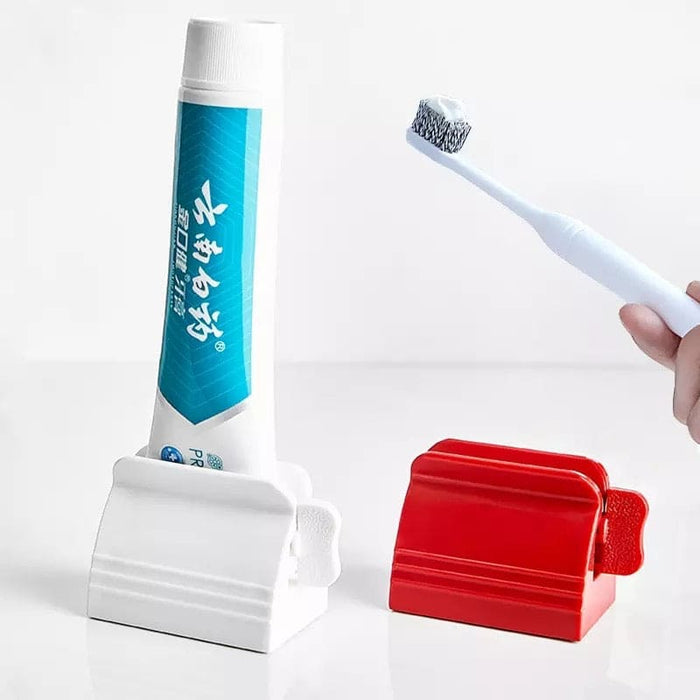 Toothpaste Tube Squeezer Roller, Multifunctional Tube Holder, Rotate Plastic Squeezer Roller, Manual Extruder Toothpaste Clip