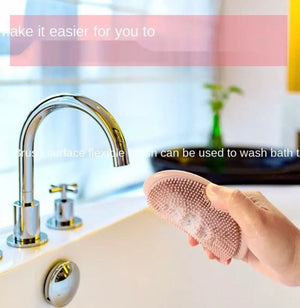 Double Sided Flexible Soap Holder, Flexible Multifunctional Bathroom Kitchen Soap Dish, Cleaning Brush Soap Storage Box