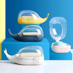 Whale Drain Soap Holder, Bathroom Soap Container Case