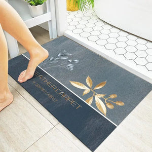 Nordic Floor Mat, Printed Floor Mats, Home Entrance Rugs Doormats, Household Anti-slip Floor Mat, Toilet And Bath Kitchen Floor Mats, Quick Drying Foot Mat, Washable Boho Floor Mats